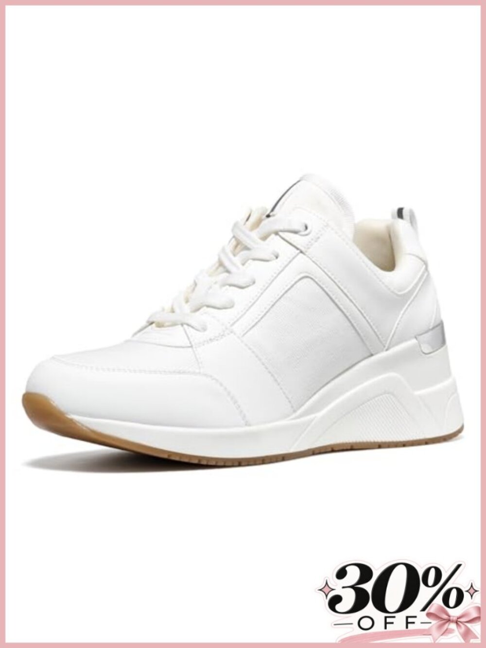 Wedge Sneakers Fashion Tennis Walking Shoes